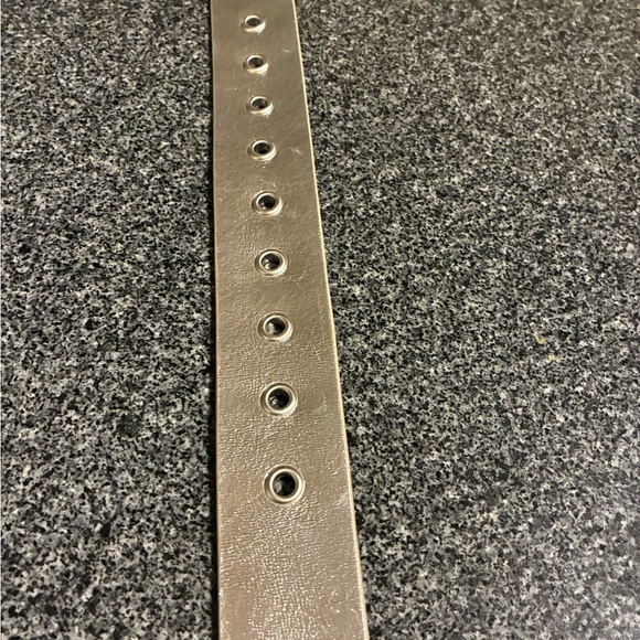 All saint’s Women designer Silver and Brown Belt, Large. main image 6